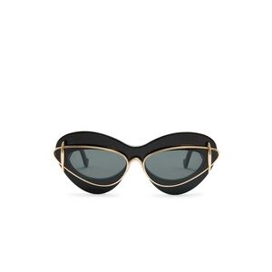 Loewe Black Cat eye double frame sunglasses in acetate and metal